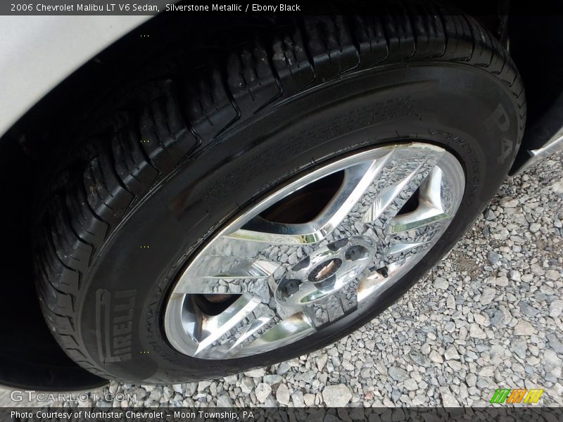 Silverstone Metallic / Ebony Black 2006 Chevrolet Malibu LT V6 Sedan