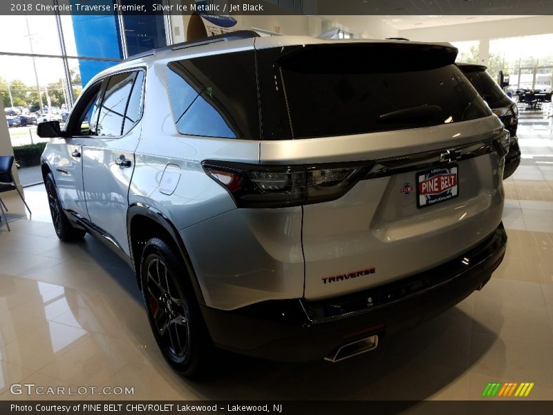 Silver Ice Metallic / Jet Black 2018 Chevrolet Traverse Premier