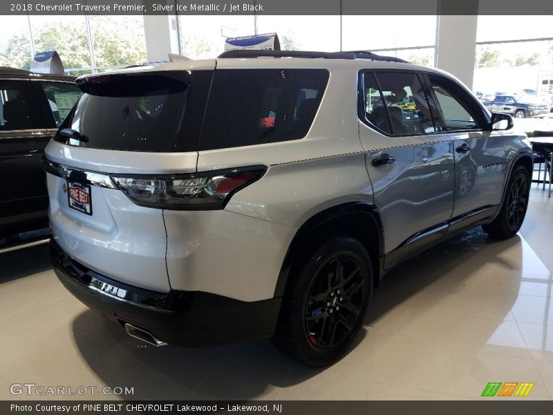 Silver Ice Metallic / Jet Black 2018 Chevrolet Traverse Premier
