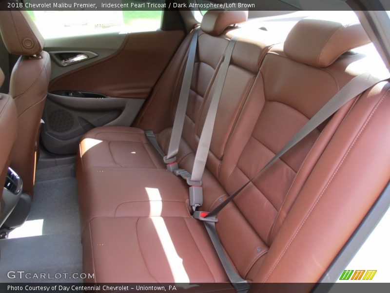 Iridescent Pearl Tricoat / Dark Atmosphere/Loft Brown 2018 Chevrolet Malibu Premier