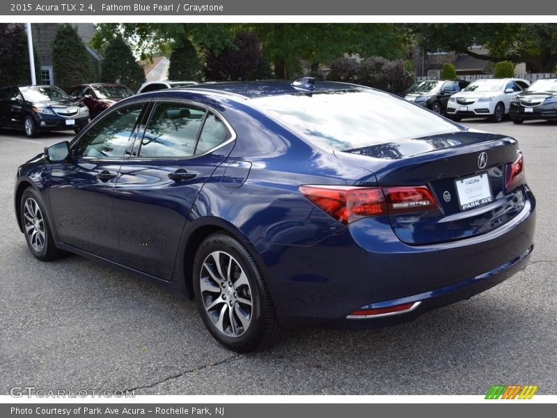 Fathom Blue Pearl / Graystone 2015 Acura TLX 2.4