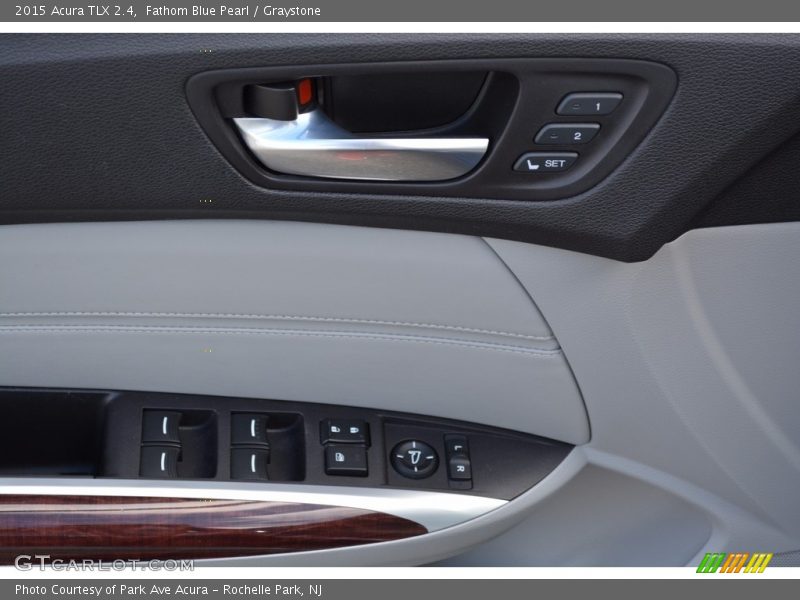 Fathom Blue Pearl / Graystone 2015 Acura TLX 2.4