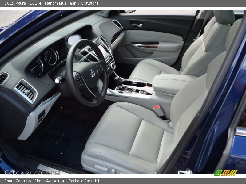 Fathom Blue Pearl / Graystone 2015 Acura TLX 2.4
