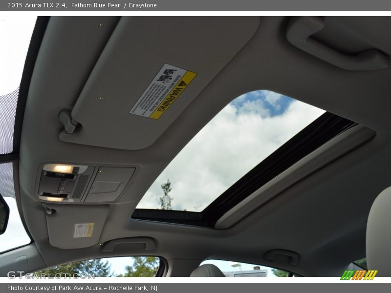Fathom Blue Pearl / Graystone 2015 Acura TLX 2.4