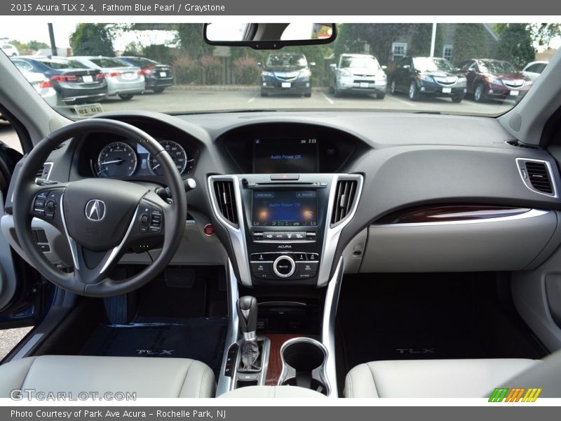 Fathom Blue Pearl / Graystone 2015 Acura TLX 2.4