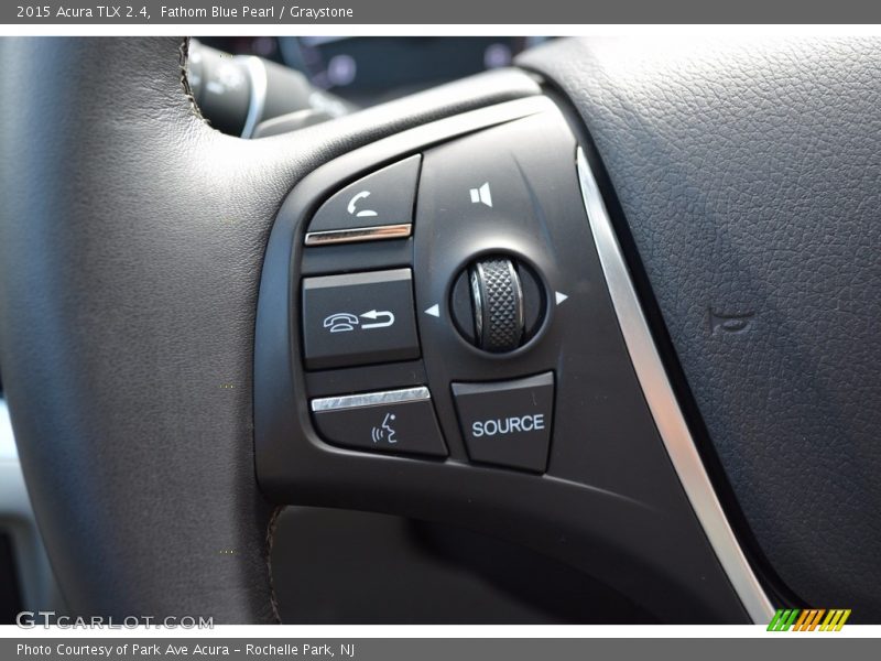 Fathom Blue Pearl / Graystone 2015 Acura TLX 2.4