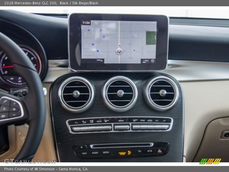 Black / Silk Beige/Black 2018 Mercedes-Benz GLC 300