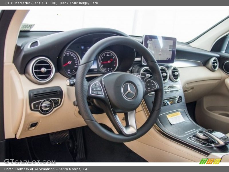 Black / Silk Beige/Black 2018 Mercedes-Benz GLC 300