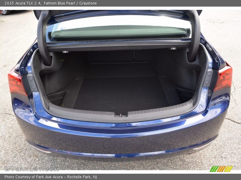 Fathom Blue Pearl / Graystone 2015 Acura TLX 2.4