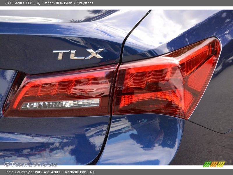 Fathom Blue Pearl / Graystone 2015 Acura TLX 2.4