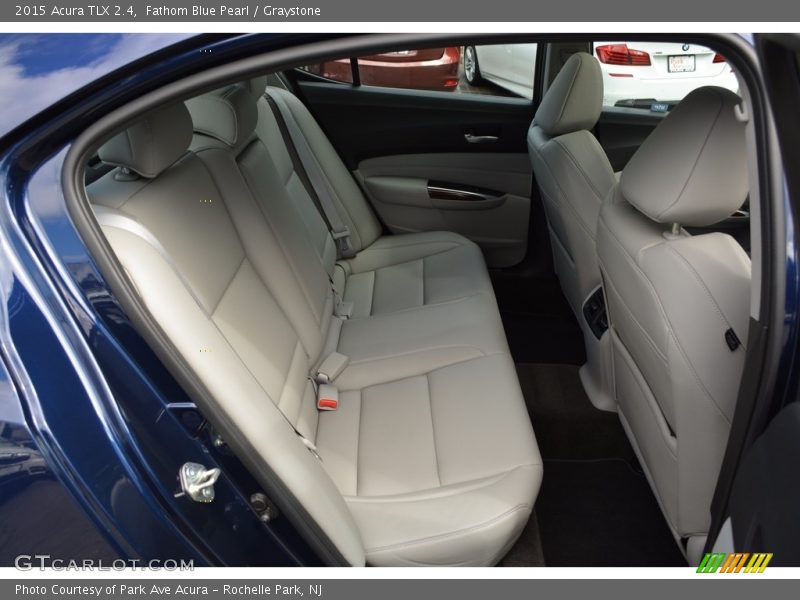 Fathom Blue Pearl / Graystone 2015 Acura TLX 2.4