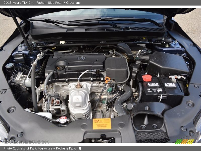 Fathom Blue Pearl / Graystone 2015 Acura TLX 2.4