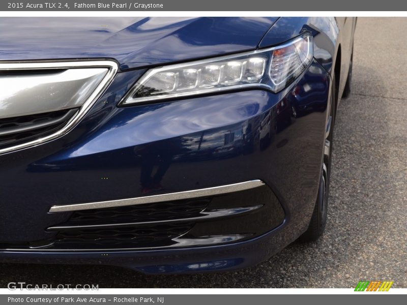 Fathom Blue Pearl / Graystone 2015 Acura TLX 2.4