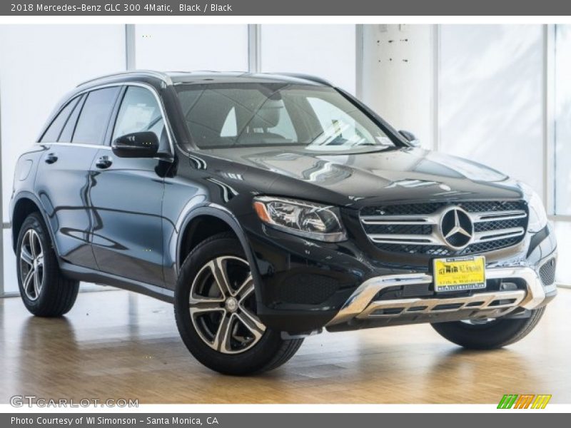 Black / Black 2018 Mercedes-Benz GLC 300 4Matic