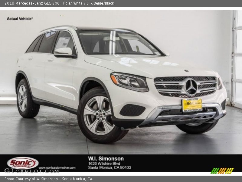 Polar White / Silk Beige/Black 2018 Mercedes-Benz GLC 300