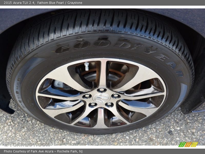 Fathom Blue Pearl / Graystone 2015 Acura TLX 2.4