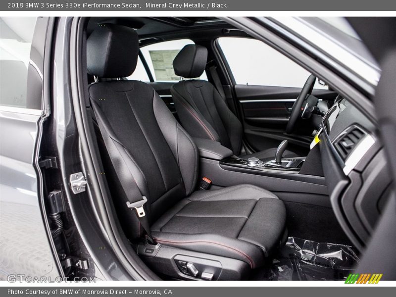  2018 3 Series 330e iPerformance Sedan Black Interior