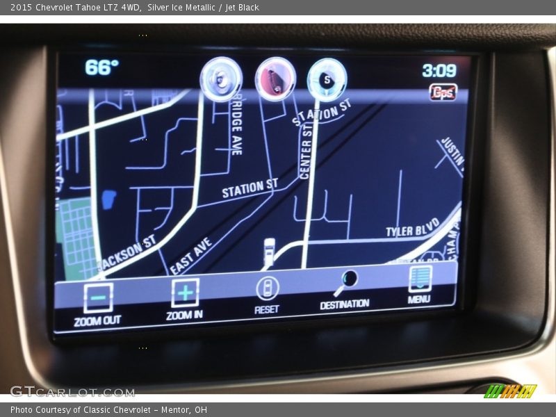 Silver Ice Metallic / Jet Black 2015 Chevrolet Tahoe LTZ 4WD