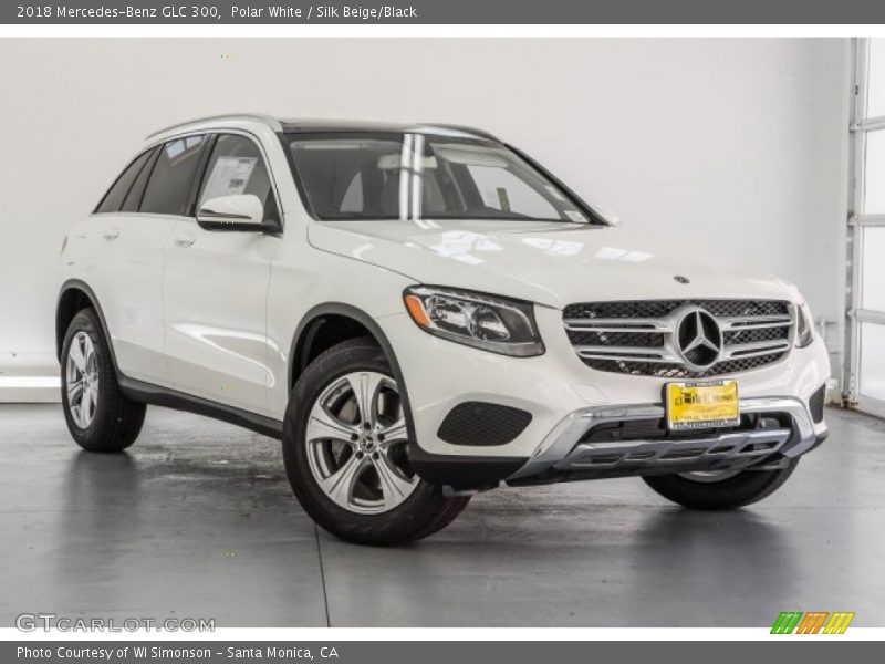 Polar White / Silk Beige/Black 2018 Mercedes-Benz GLC 300