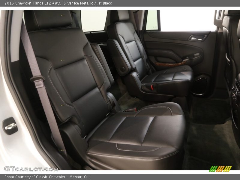 Silver Ice Metallic / Jet Black 2015 Chevrolet Tahoe LTZ 4WD