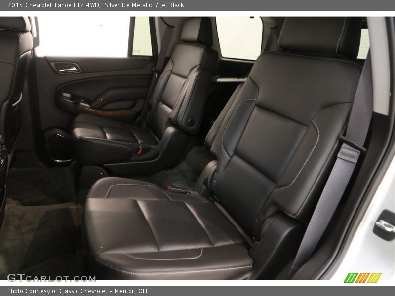 Silver Ice Metallic / Jet Black 2015 Chevrolet Tahoe LTZ 4WD