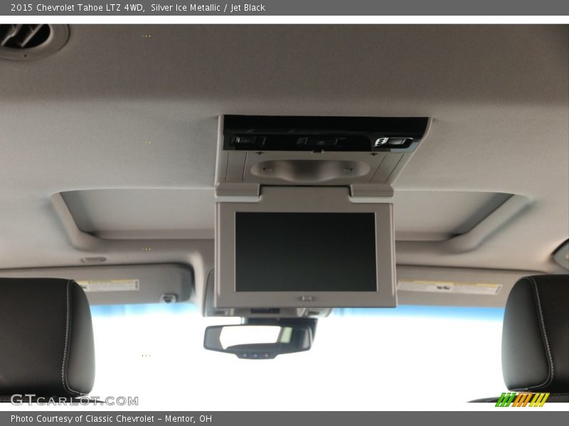 Silver Ice Metallic / Jet Black 2015 Chevrolet Tahoe LTZ 4WD