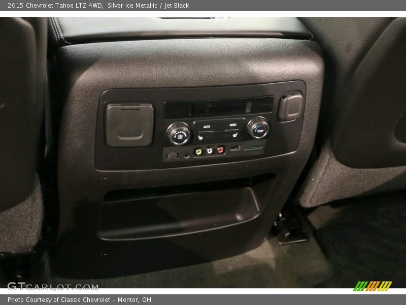 Silver Ice Metallic / Jet Black 2015 Chevrolet Tahoe LTZ 4WD