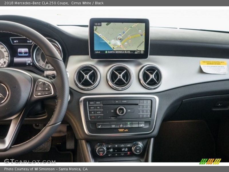 Cirrus White / Black 2018 Mercedes-Benz CLA 250 Coupe