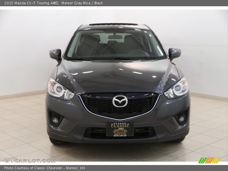 Meteor Gray Mica / Black 2015 Mazda CX-5 Touring AWD