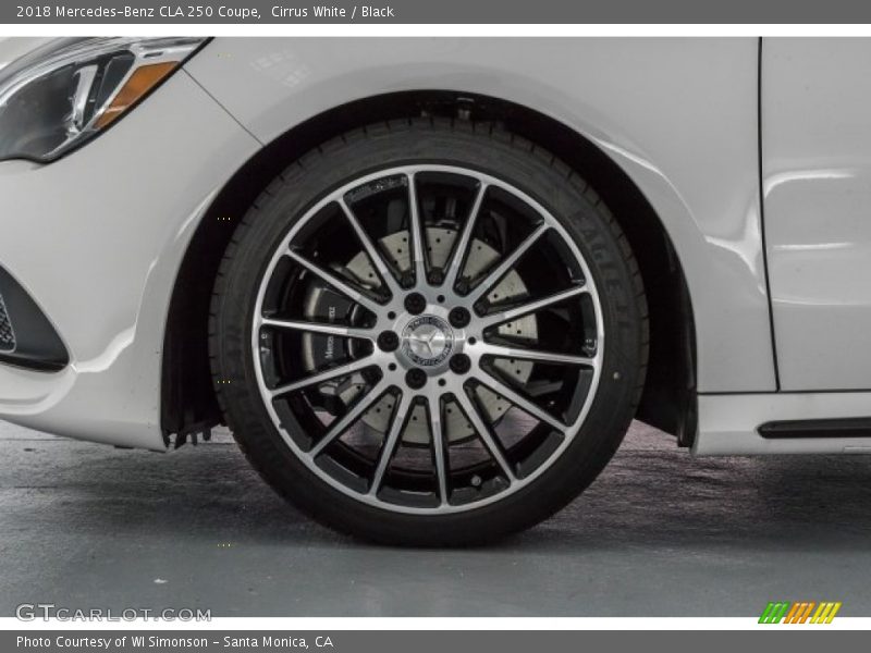 Cirrus White / Black 2018 Mercedes-Benz CLA 250 Coupe