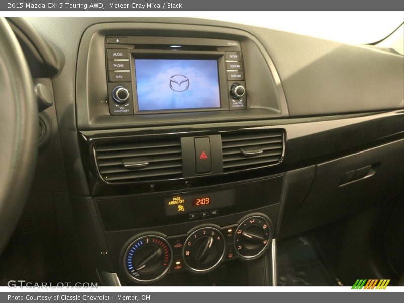 Meteor Gray Mica / Black 2015 Mazda CX-5 Touring AWD