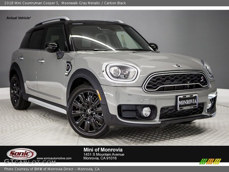 Moonwalk Gray Metallic / Carbon Black 2018 Mini Countryman Cooper S