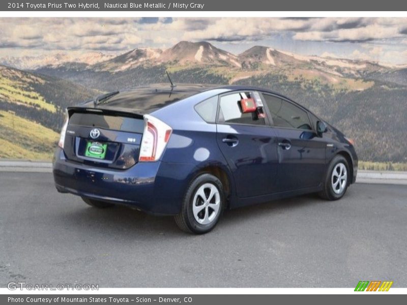 Nautical Blue Metallic / Misty Gray 2014 Toyota Prius Two Hybrid