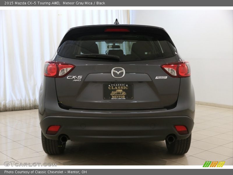 Meteor Gray Mica / Black 2015 Mazda CX-5 Touring AWD