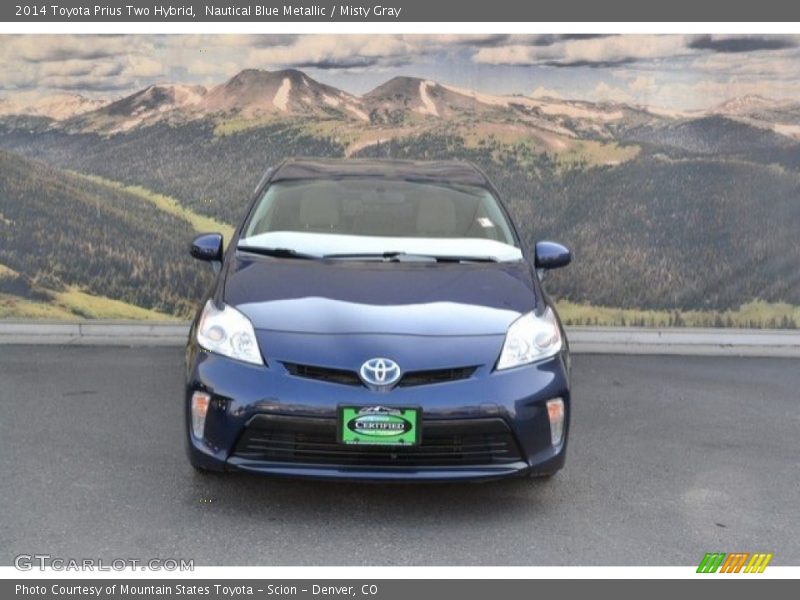 Nautical Blue Metallic / Misty Gray 2014 Toyota Prius Two Hybrid