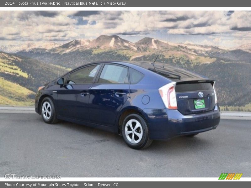 Nautical Blue Metallic / Misty Gray 2014 Toyota Prius Two Hybrid