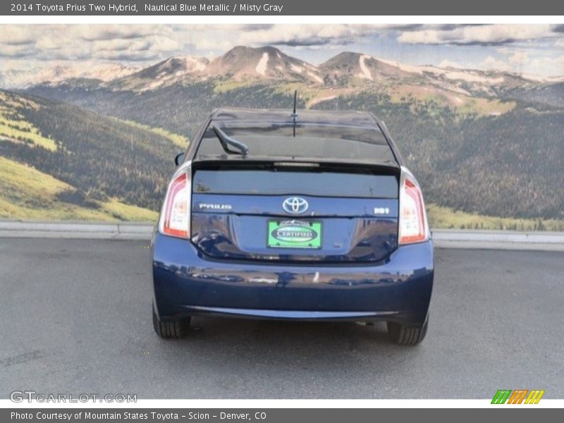 Nautical Blue Metallic / Misty Gray 2014 Toyota Prius Two Hybrid