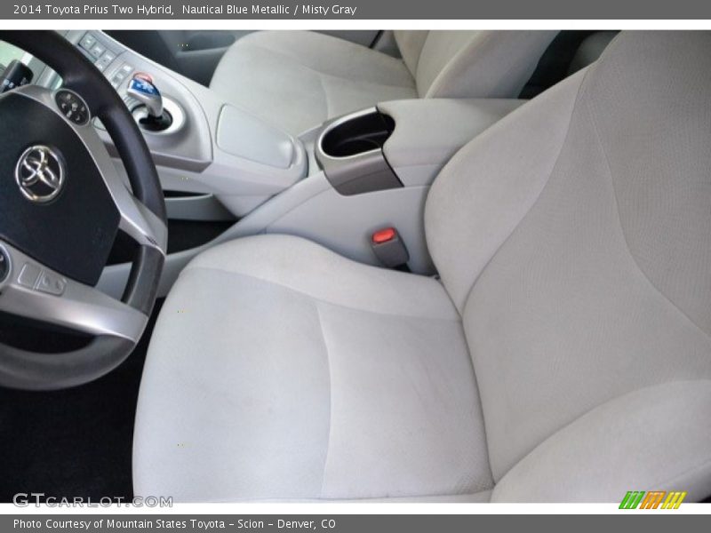 Nautical Blue Metallic / Misty Gray 2014 Toyota Prius Two Hybrid