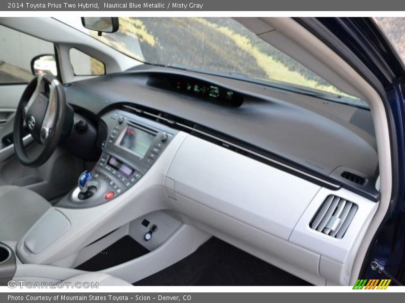 Nautical Blue Metallic / Misty Gray 2014 Toyota Prius Two Hybrid