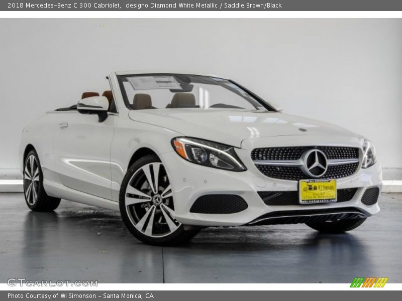 Front 3/4 View of 2018 C 300 Cabriolet