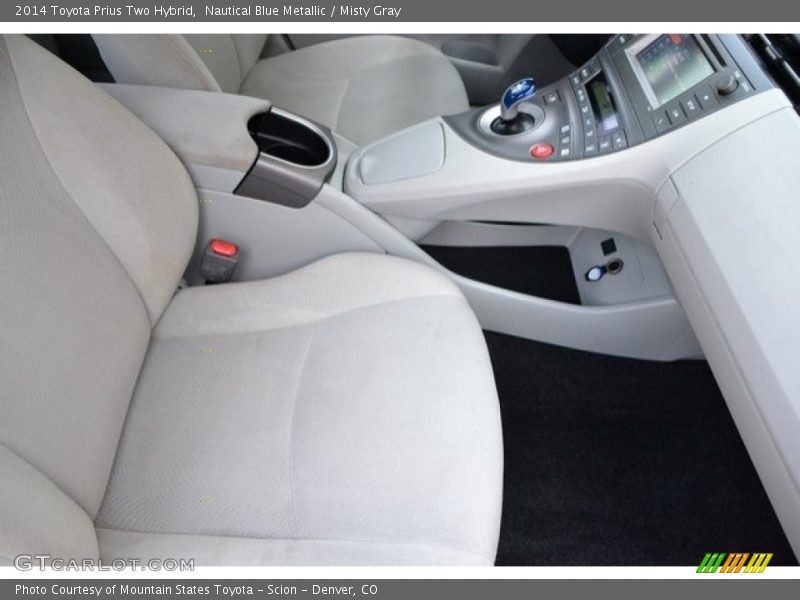 Nautical Blue Metallic / Misty Gray 2014 Toyota Prius Two Hybrid
