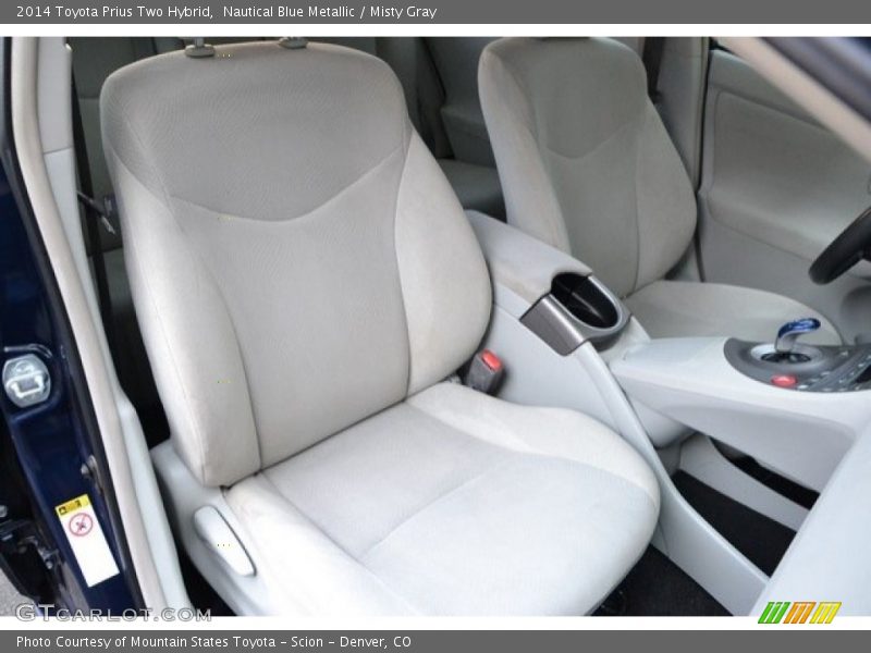 Nautical Blue Metallic / Misty Gray 2014 Toyota Prius Two Hybrid