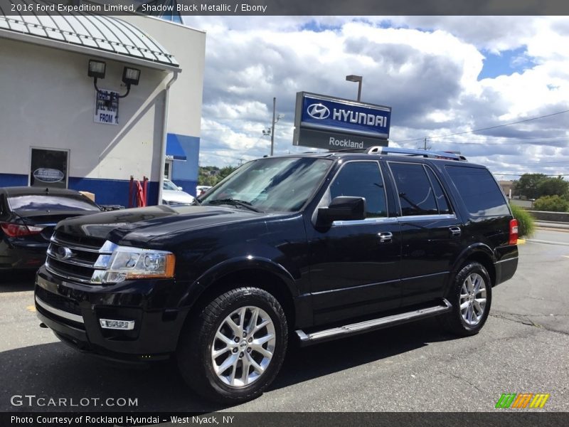 Shadow Black Metallic / Ebony 2016 Ford Expedition Limited