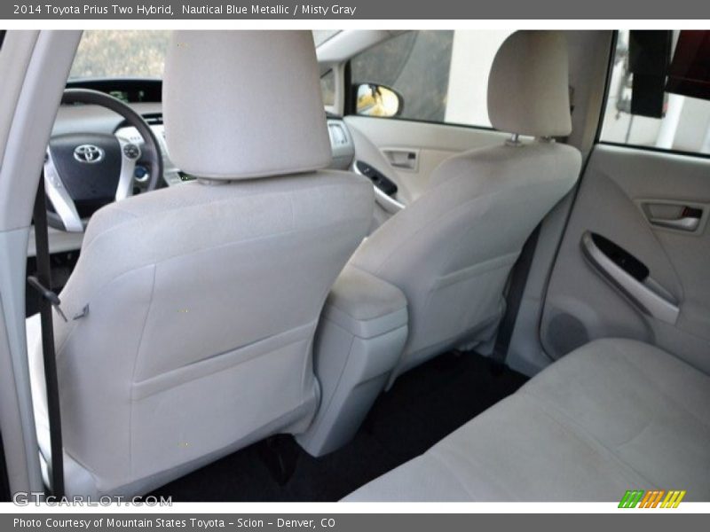 Nautical Blue Metallic / Misty Gray 2014 Toyota Prius Two Hybrid