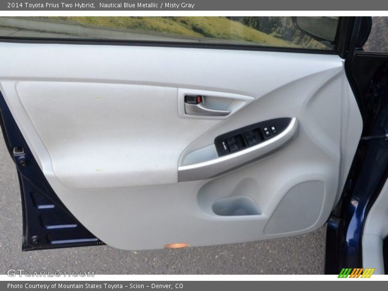 Nautical Blue Metallic / Misty Gray 2014 Toyota Prius Two Hybrid