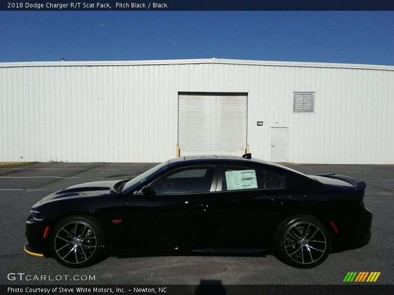 Pitch Black / Black 2018 Dodge Charger R/T Scat Pack