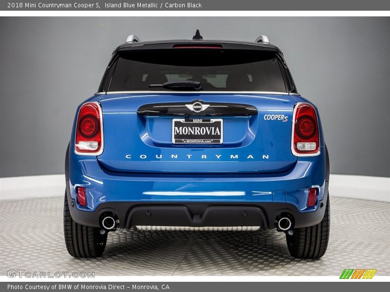 Island Blue Metallic / Carbon Black 2018 Mini Countryman Cooper S