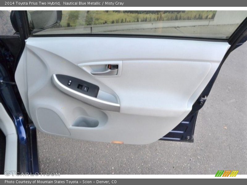 Nautical Blue Metallic / Misty Gray 2014 Toyota Prius Two Hybrid