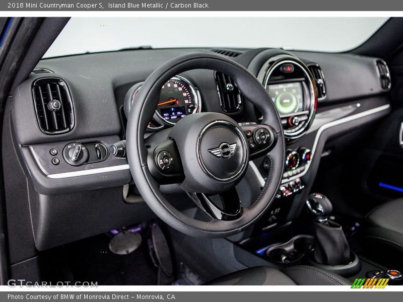 Island Blue Metallic / Carbon Black 2018 Mini Countryman Cooper S