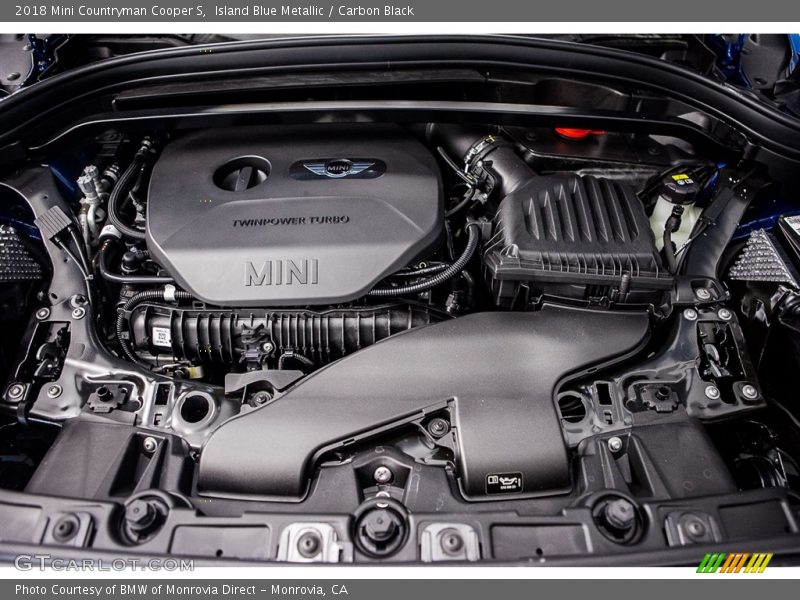 2018 Countryman Cooper S Engine - 2.0 Liter TwinPower Turbocharged DOHC 16-Valve VVT 4 Cylinder
